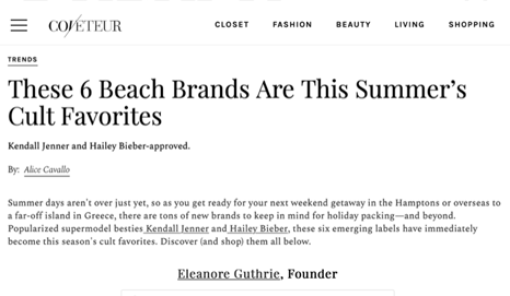 Coveteur - These 6 Beach Brands Are This Summer's Cult Favorites