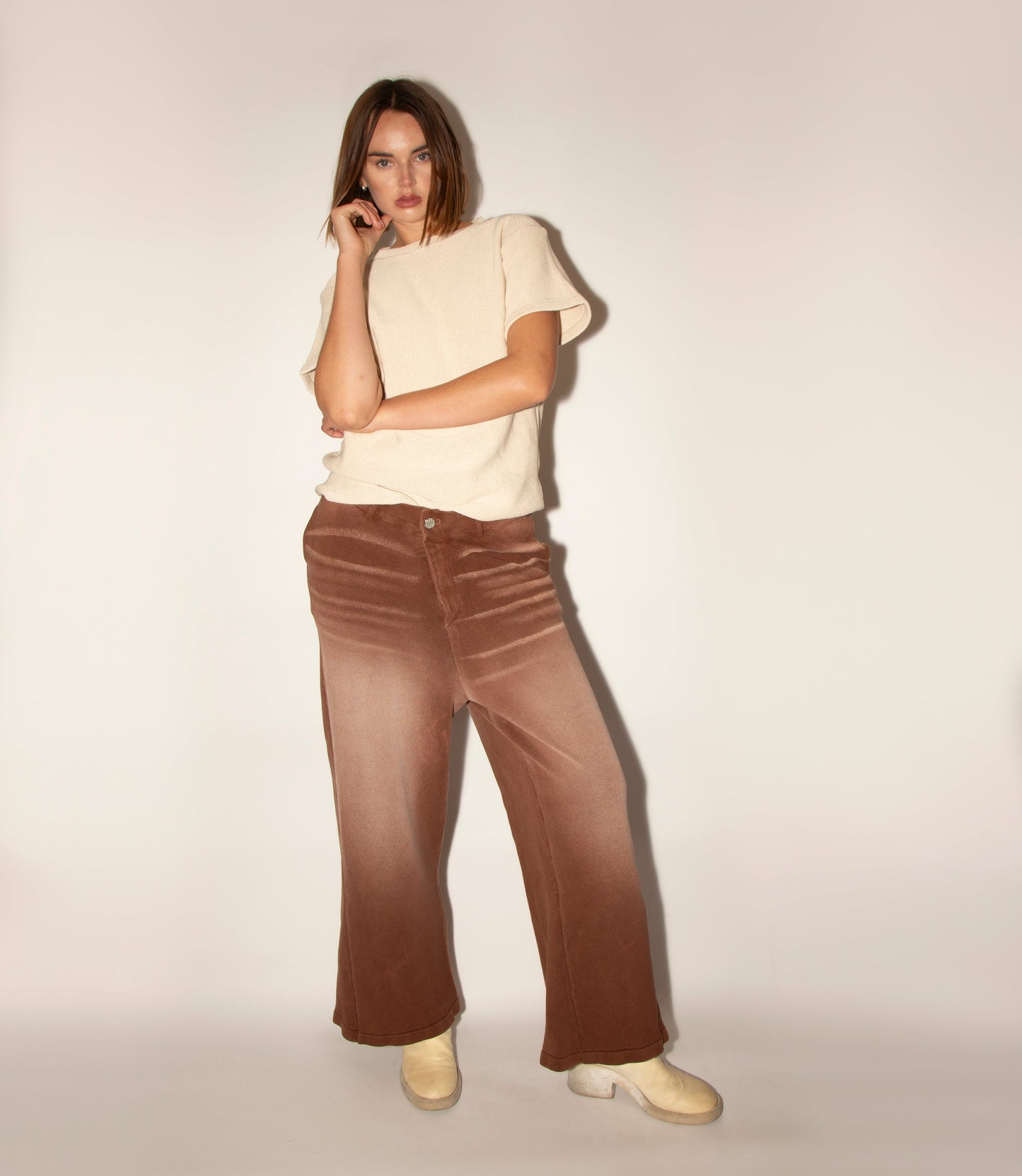 Swimmer Flare Pants -- Desert Wash