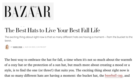 Harper's Bazaar - The Best Hats to Live Your Best Fall Life