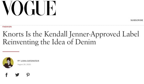 Vogue - Knorts Is the Kendall Jenner-Approved Label Reinventing the Idea of Denim