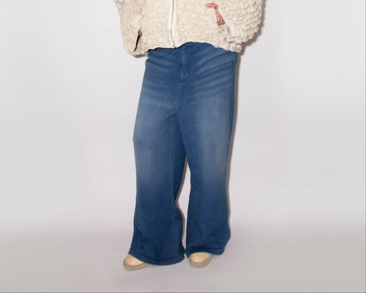 Swimmer Flare Pants -- Venice Wash