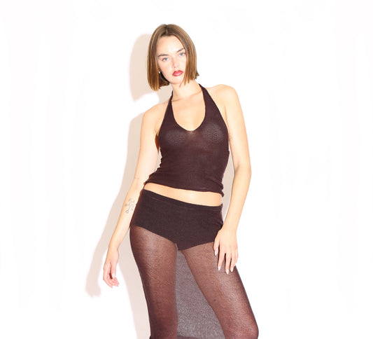 Halter Top - Brown