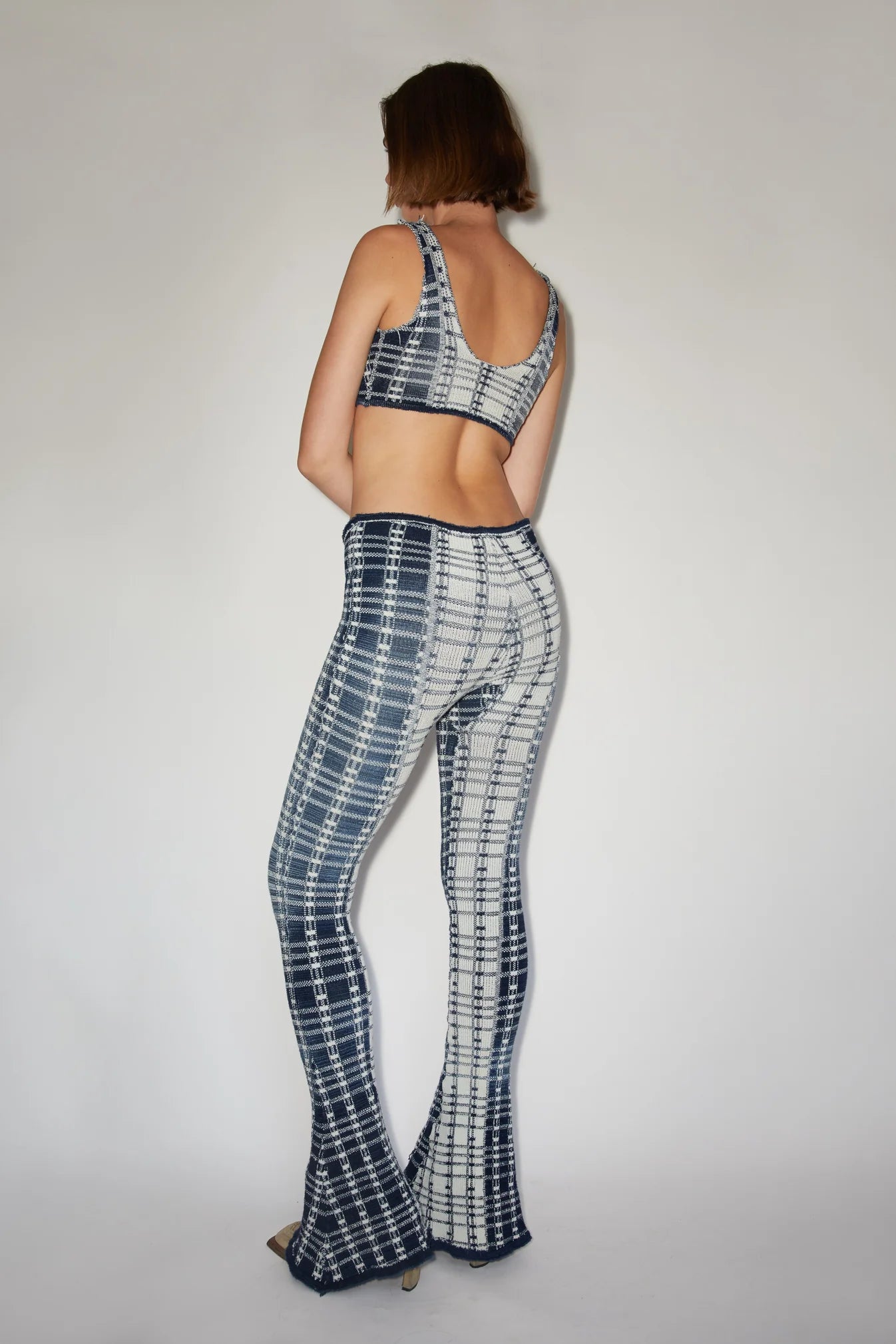 Plaid Bralette Tops