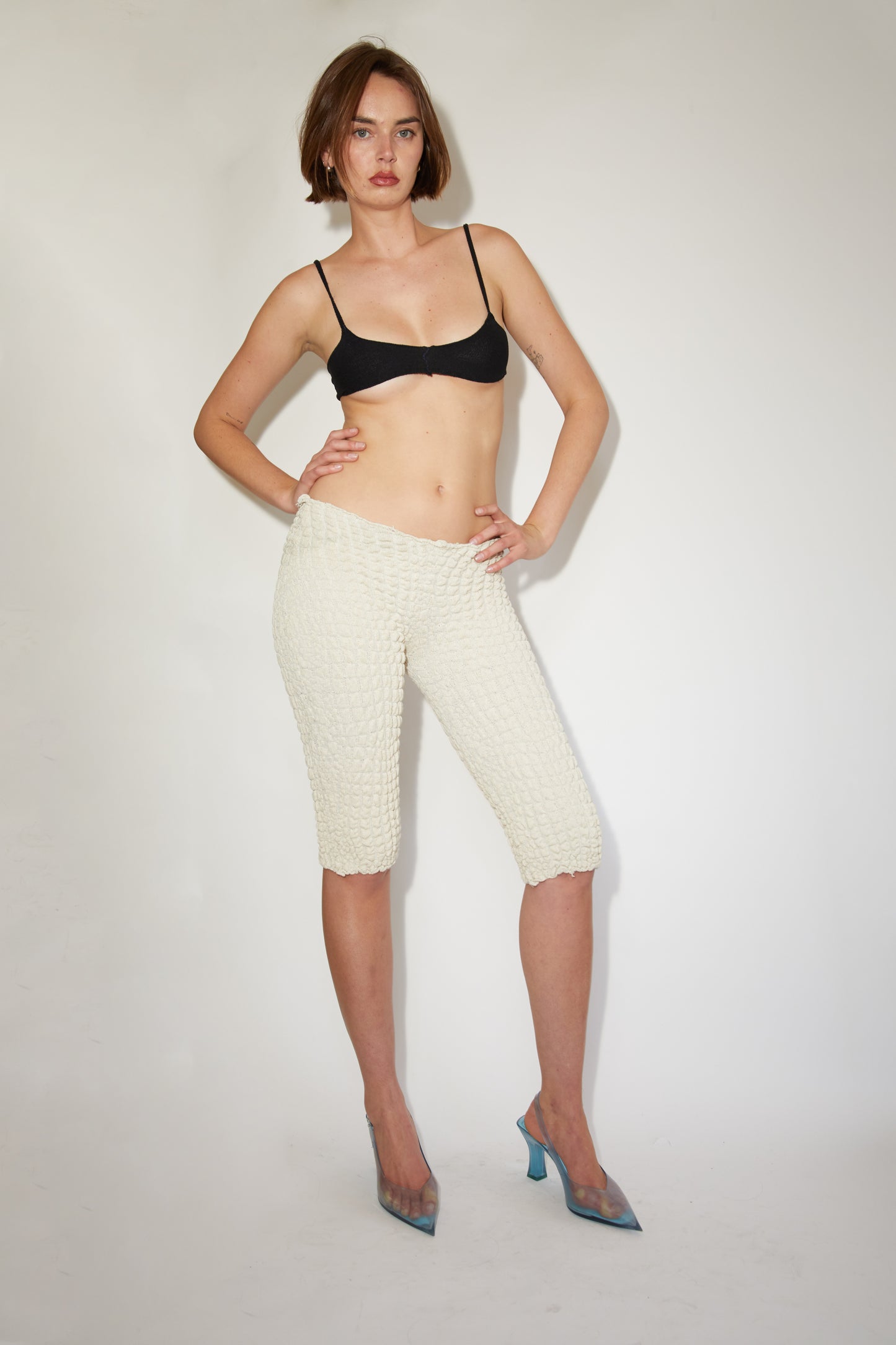 Bio-Crocodile Skin Capris