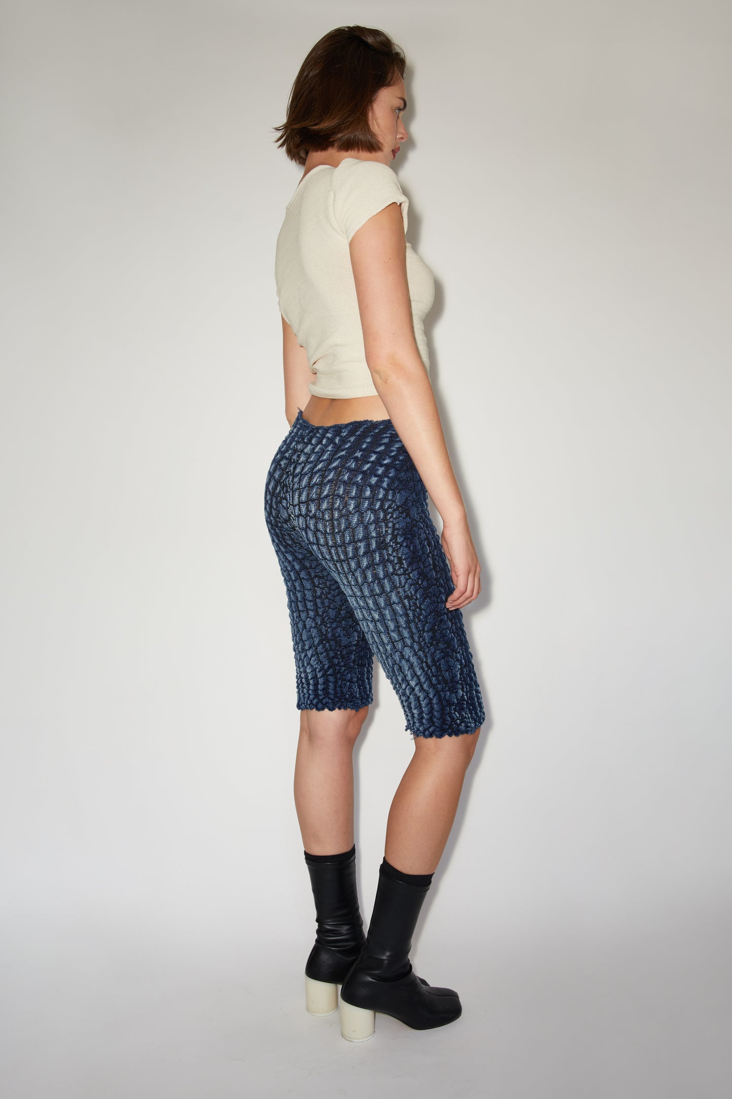 Bio-Crocodile Skin Capris