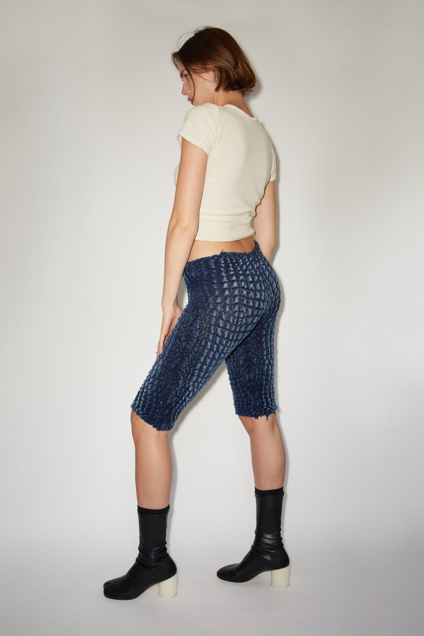 Bio-Crocodile Skin Capris