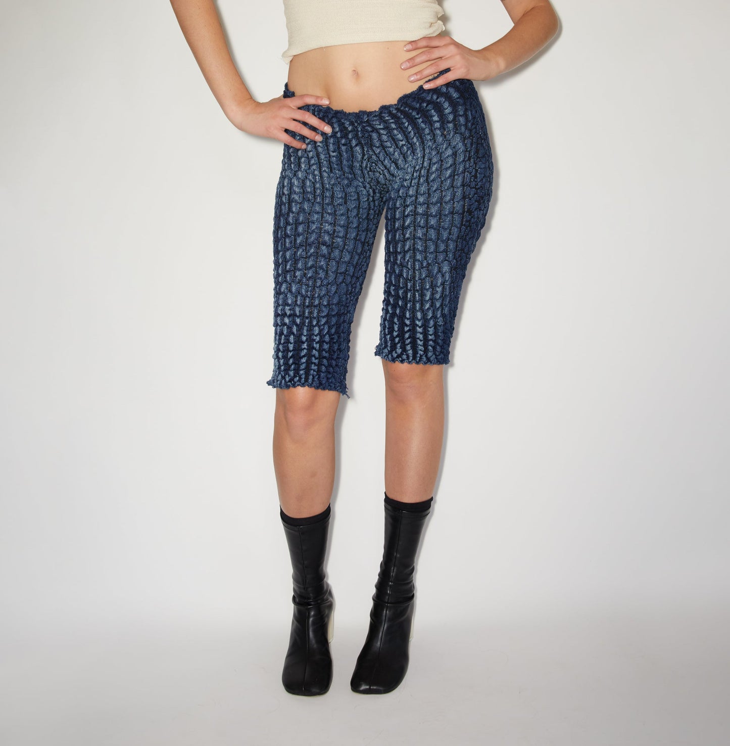Bio-Crocodile Skin Capris