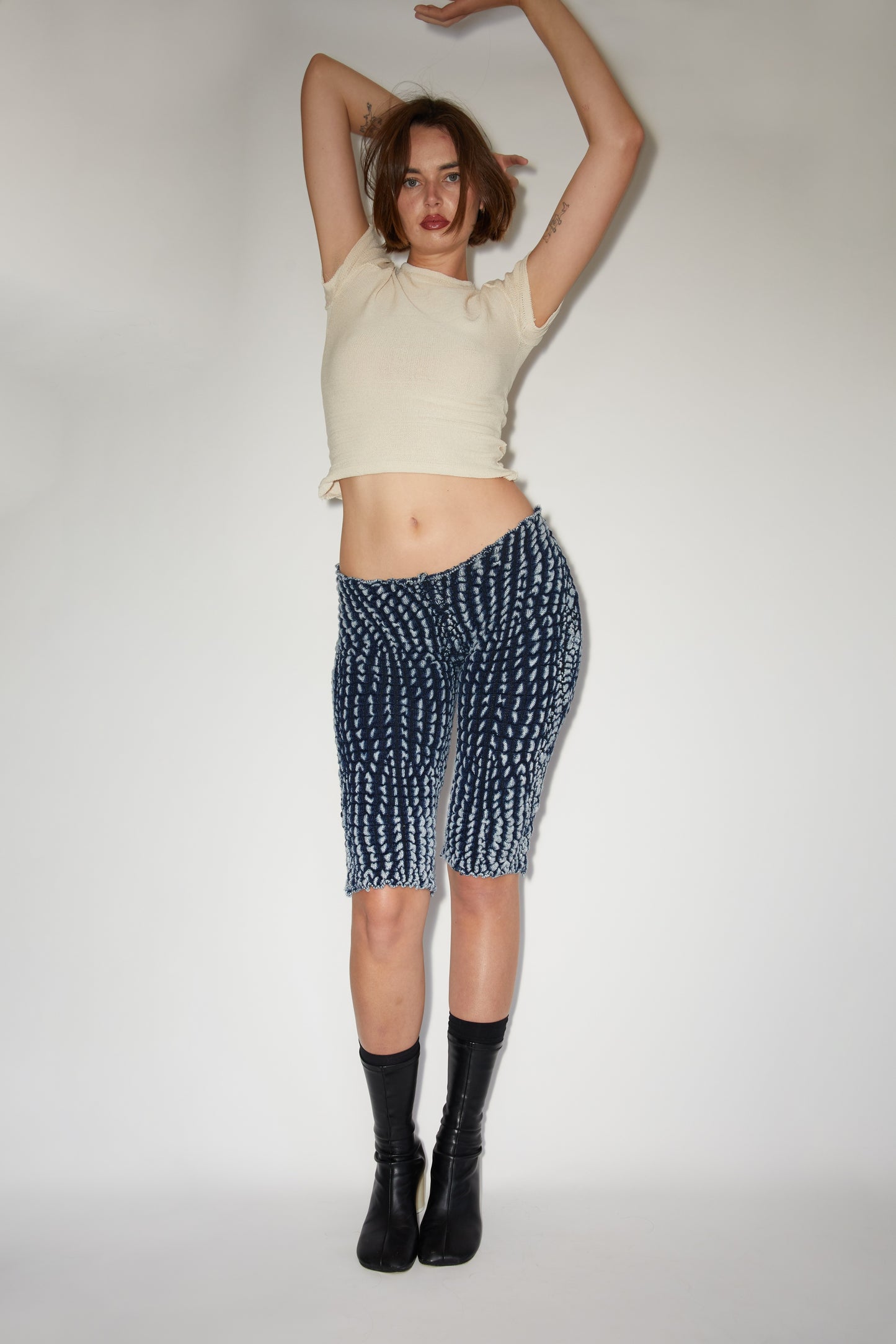 Bio-Crocodile Skin Capris
