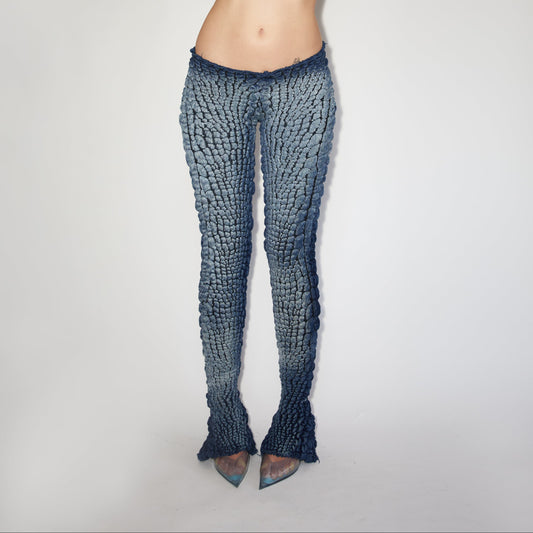 Bio Crocodile Flare Pants -- Shadow Wash