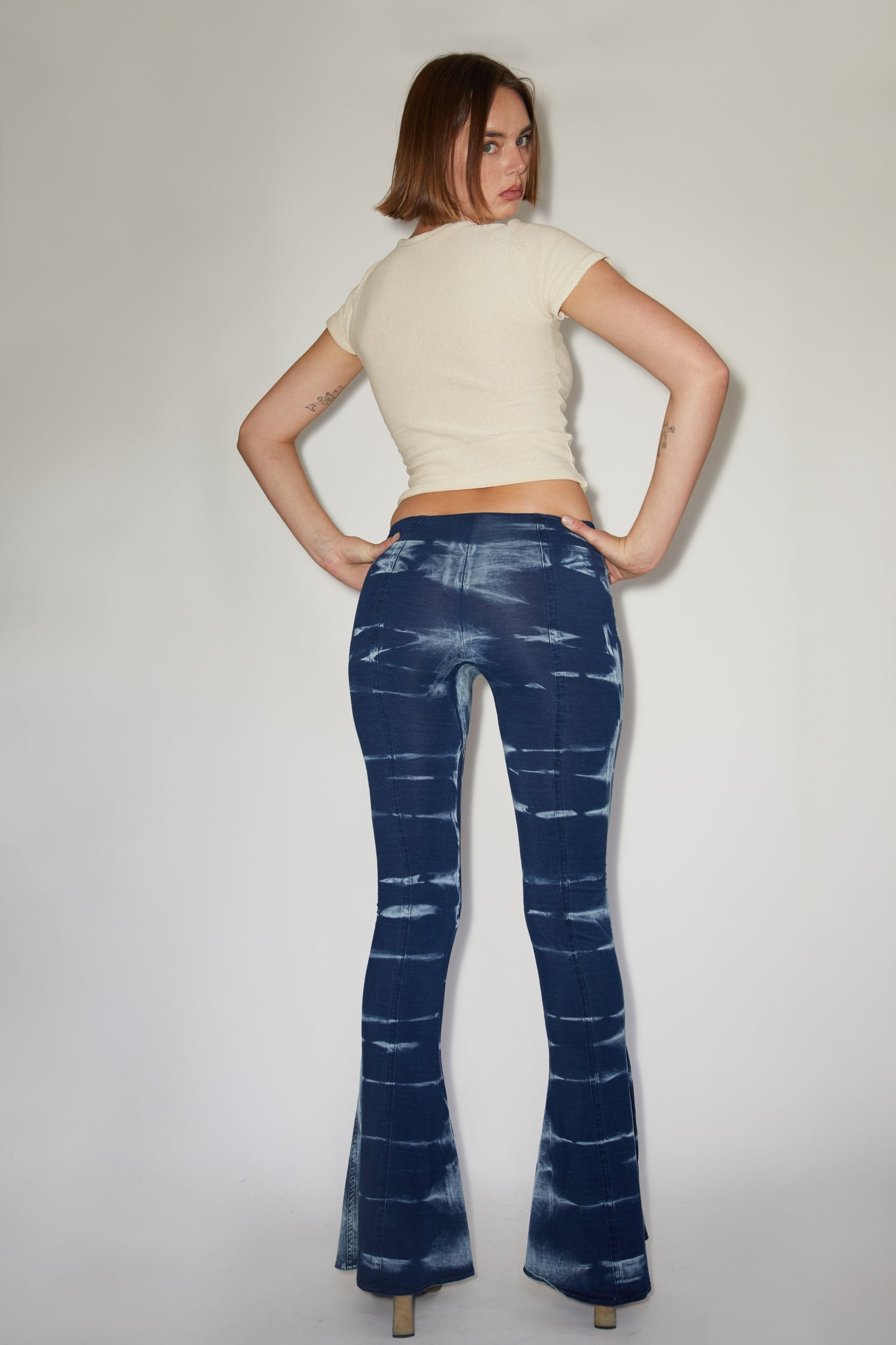 2020s Flare Pant - Shibori Wash